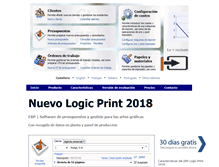 Tablet Screenshot of logic-print.com